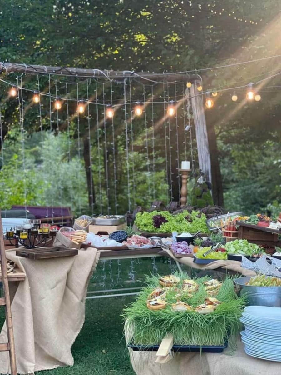 Private celebration catering by Dream Team Catering